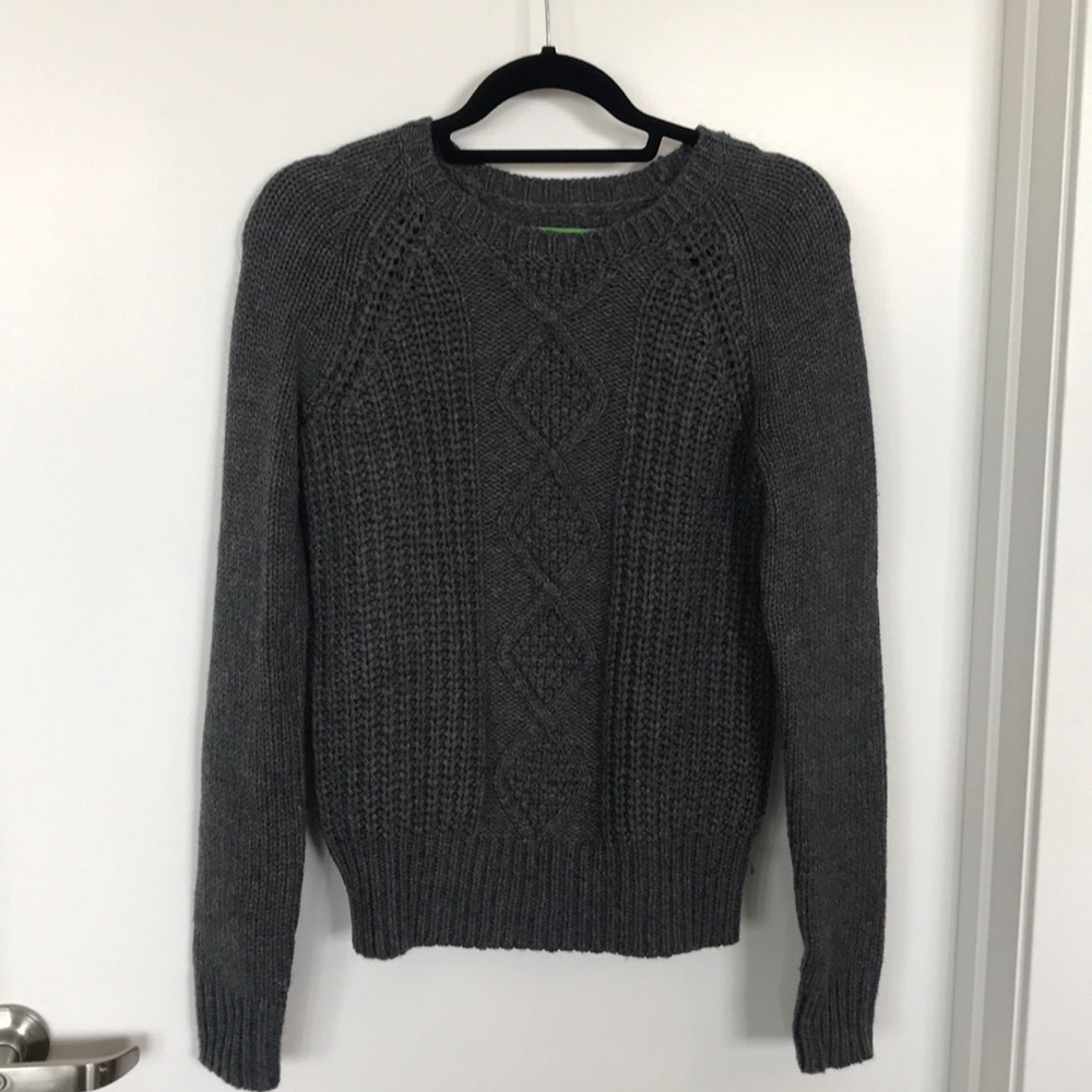 C Wonder Gray sweater